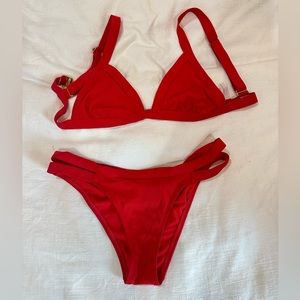 Target Red Bikini Top and Bottom